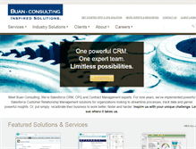 Tablet Screenshot of buanconsulting.com